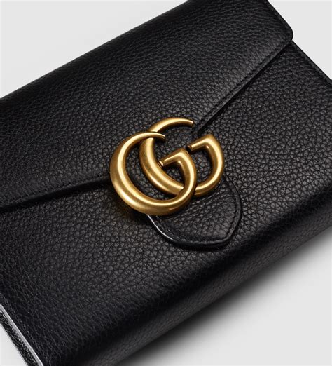 women's gucci chain wallet|gucci signature wallet women's.